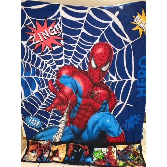 Vintage Y2K 2007 Spider-Man 3 reversible twin comforter